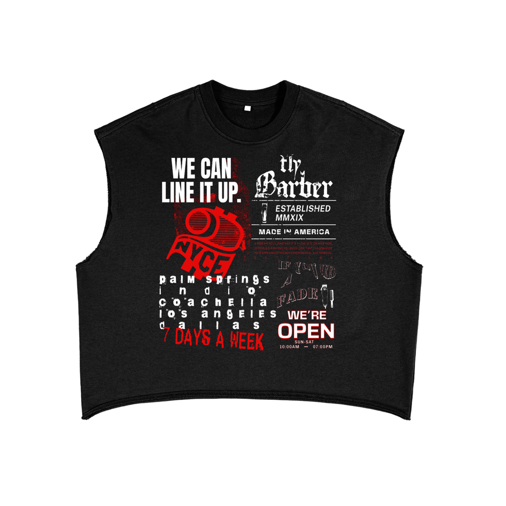 “ACCEPTING ALL FADES” Muscle Tee